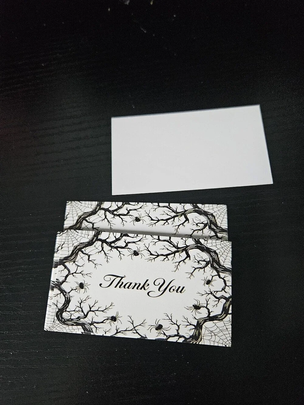 Spider Web Thank You cards